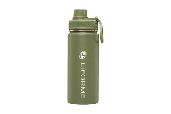 Botellas de Agua Liforme Agua Bottle 520ml Unisex Verde Oliva | 5fIa85LKTLS