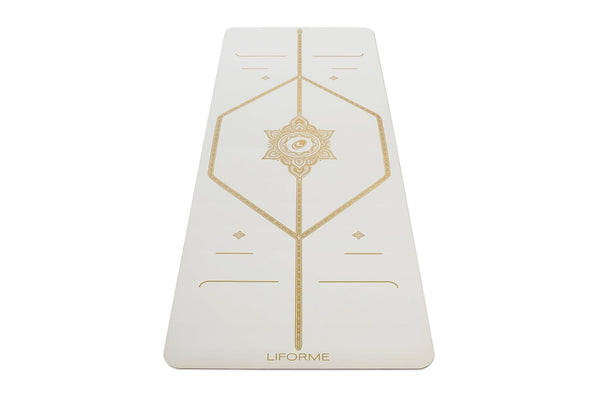 Giving Back Yoga Mats Liforme White Magic' Unisex Blancos Dorados | y9Aaee9xreG
