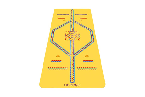 Rainbow Yoga Mats Liforme Playful Niños Amarillos | O5ALYK40t2N