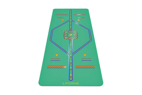 Rainbow Yoga Mats Liforme Playful Niños Verdes | gT1ve2v2M4M