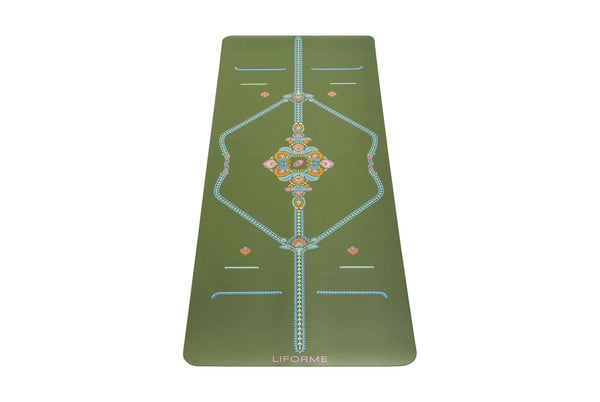 Signature Yoga Mats Liforme Mindful Garden Unisex Verde Oliva | nRkCexJAAu3