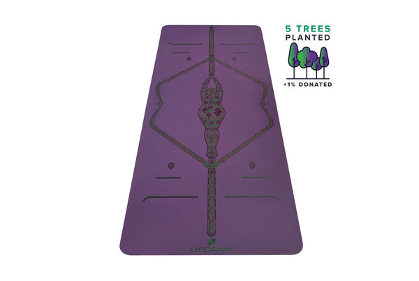 Signature Yoga Mats Liforme Mother Earth Unisex Morados | zZEo61xLR8V