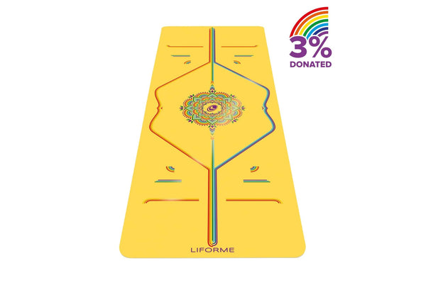 Signature Yoga Mats Liforme Rainbow Hope Unisex Amarillos Multicolor | pCeeNEVzGu1