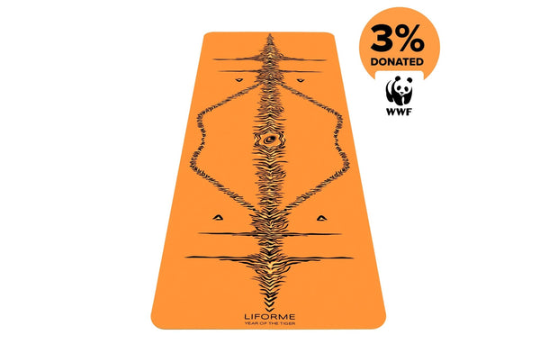 Signature Yoga Mats Liforme ‘Year of the Tiger’ Unisex Naranjas Negros Creme | RYIZ2WgZFUo
