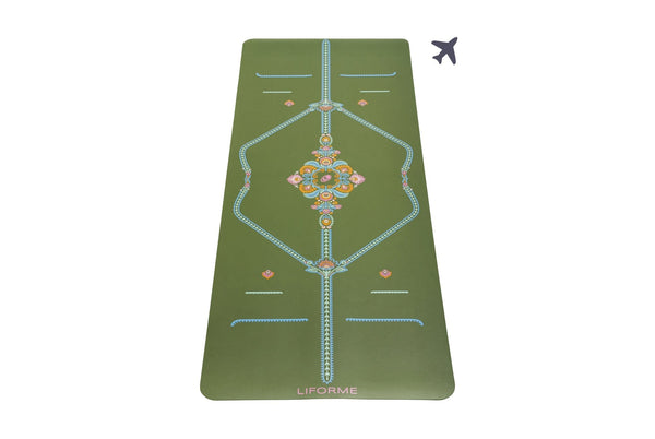 Travel Yoga Mats Liforme Mindful Garden Unisex Verde Oliva | 4FTHmS9PQtg