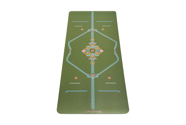Travel Yoga Mats Liforme Mindful Garden Unisex Verde Oliva | sfAABuCc9SK
